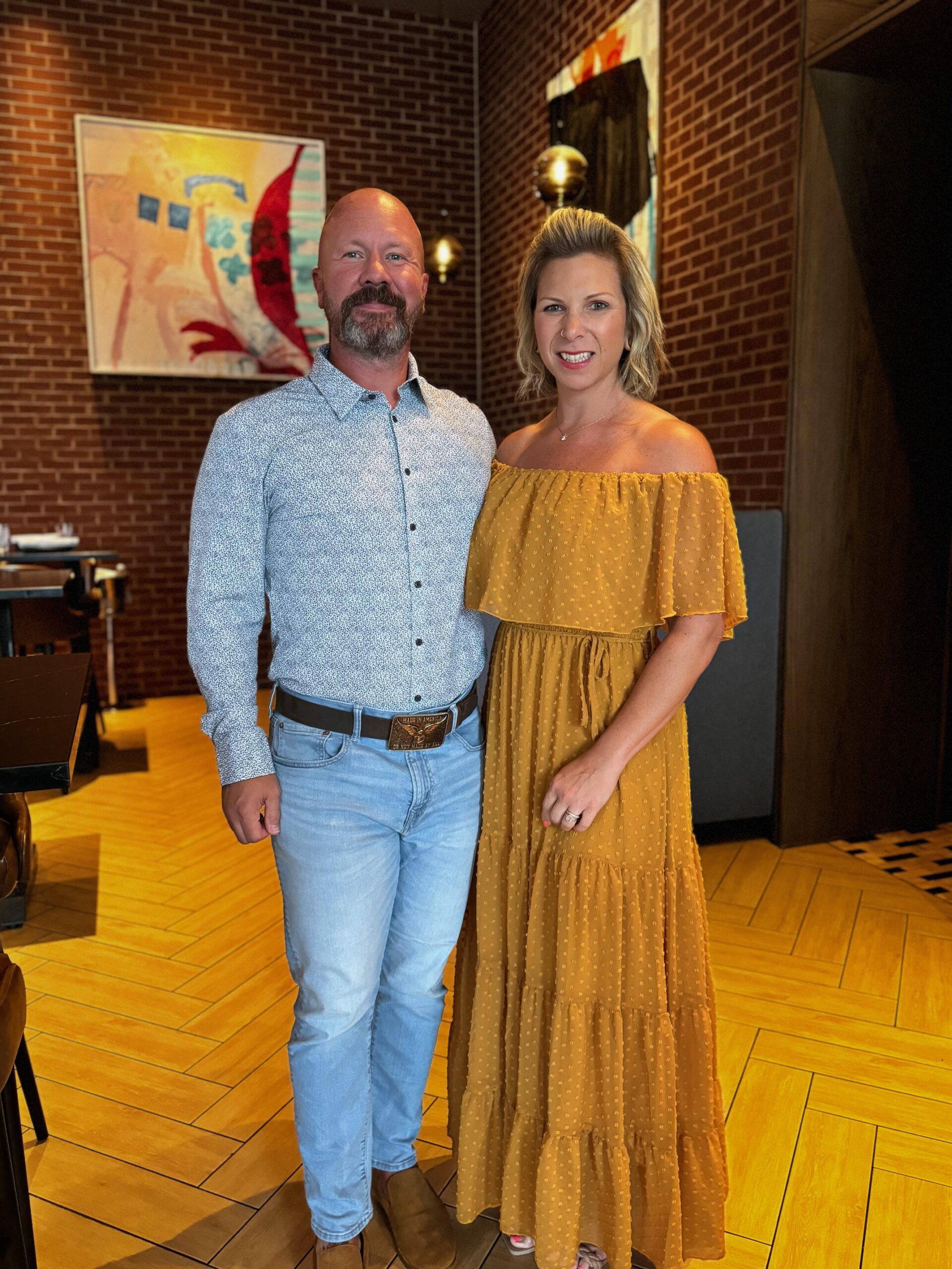 Sara and Chris, founders of Petals of Light OK